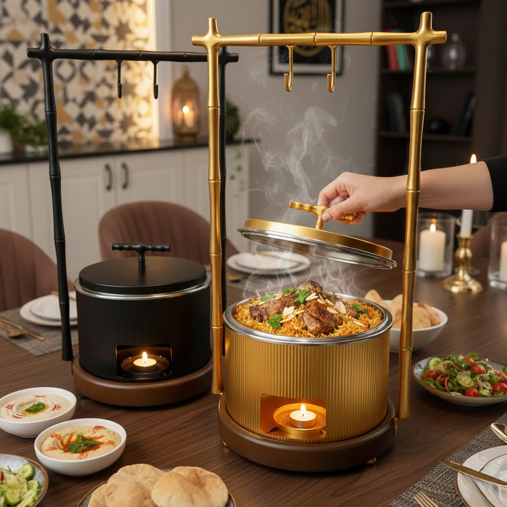 سخان طعام معلق سعة 3 لترات مع حامل