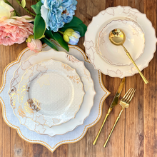 طقم أطباق مائدة فاخر 24 قطعة