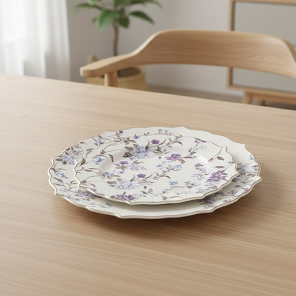 طقم أطباق مائدة فاخر 24 قطعة