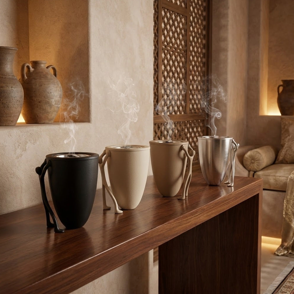 مبخرة بخور حديثة من الفولاذ Diva Lady