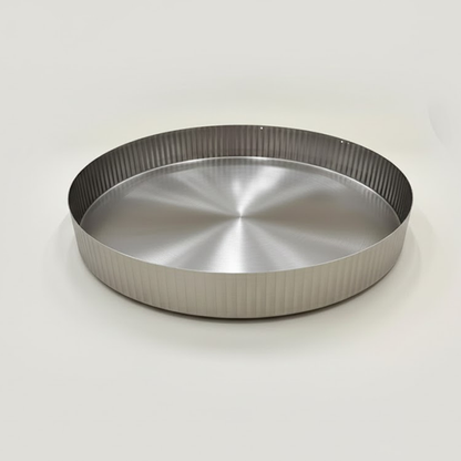 صينية تقديم دائرية فاخرة بتصميم عصري أنيق