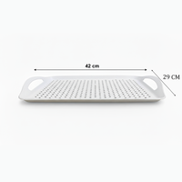 صينية تقديم بمقابض جانبية متوفر بمقاسين