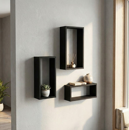 أرفف عائمة - طقم من 3 قطع