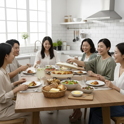 سخان طعام معدني مع طبق زجاجي 3 لتر