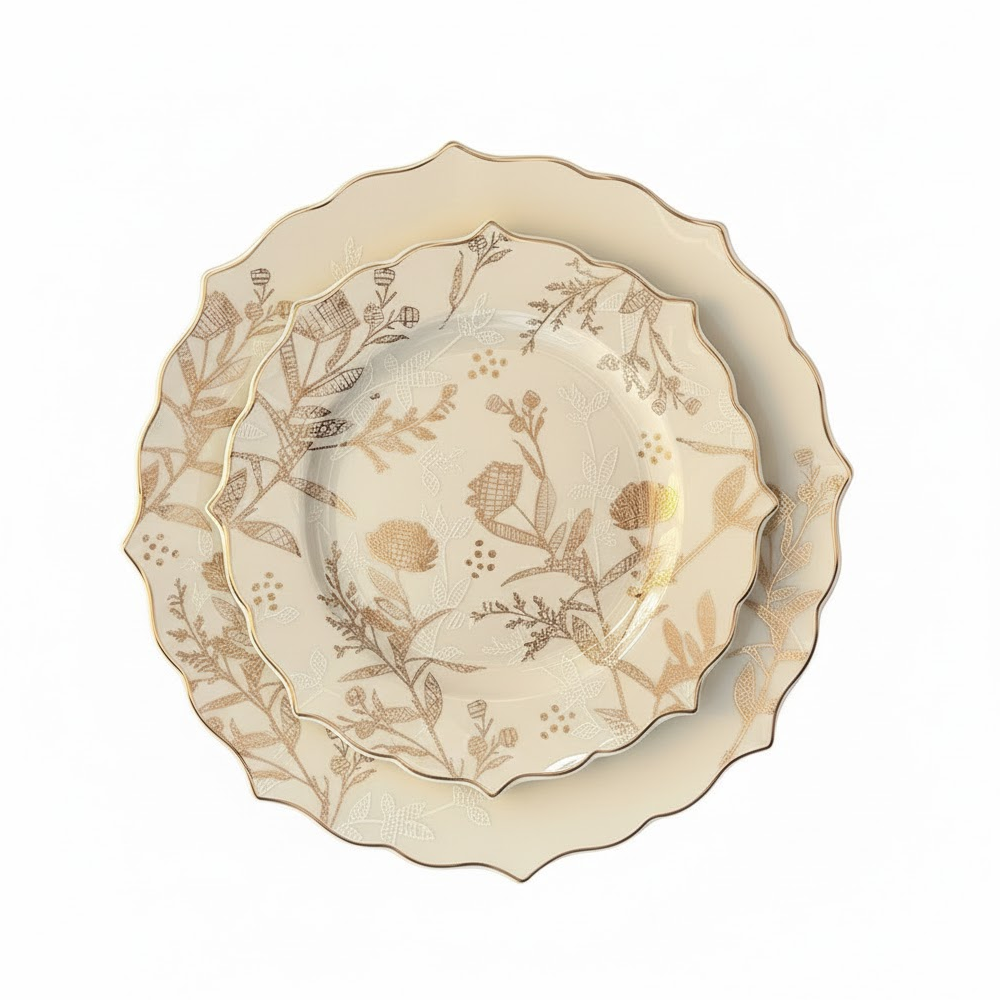 طقم أطباق مائدة فاخر 24 قطعة