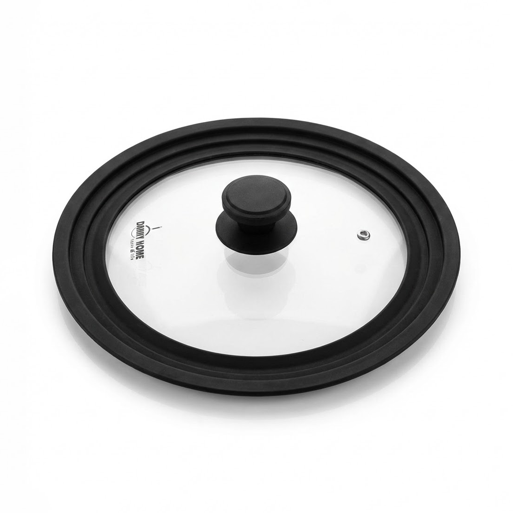 غطاء مقلاة زجاجي حراري