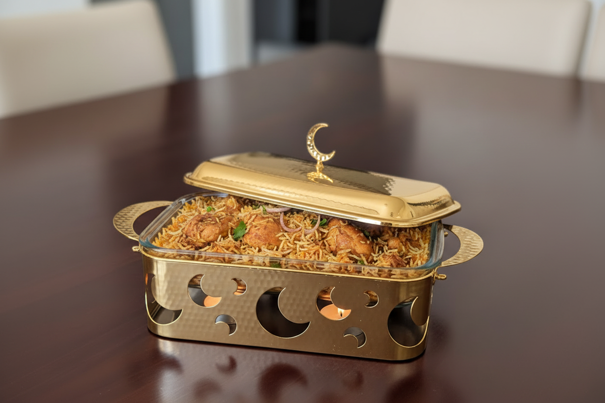 سخان تقديم طعام مع صينية بايركس 2.5 لتر