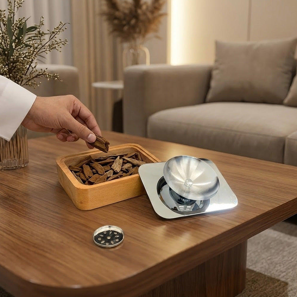 مبخرة خشبية