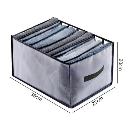صناديق تنظيم الملابس الشبكية بمقبض