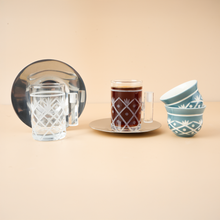 طقم استكانة مع فنجان