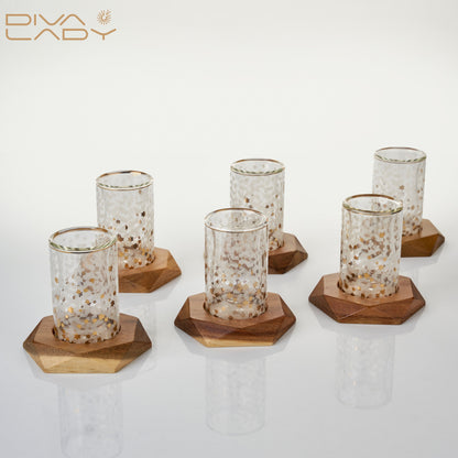 طقم استكانه وفناجين عربية 18 قطعة