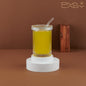 كوب زجاج بغطاء Diva Lady
