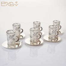 طقم استكانه وفناجين عربية 18 قطعة