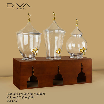 موزع مشروبات ثلاثي فاخر