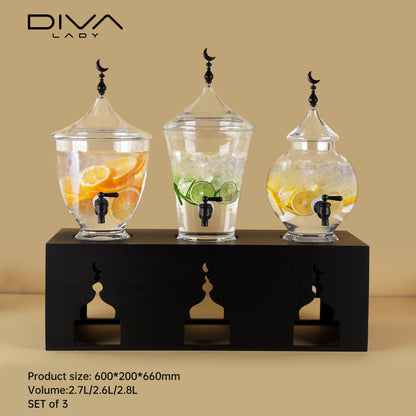 موزع مشروبات ثلاثي فاخر