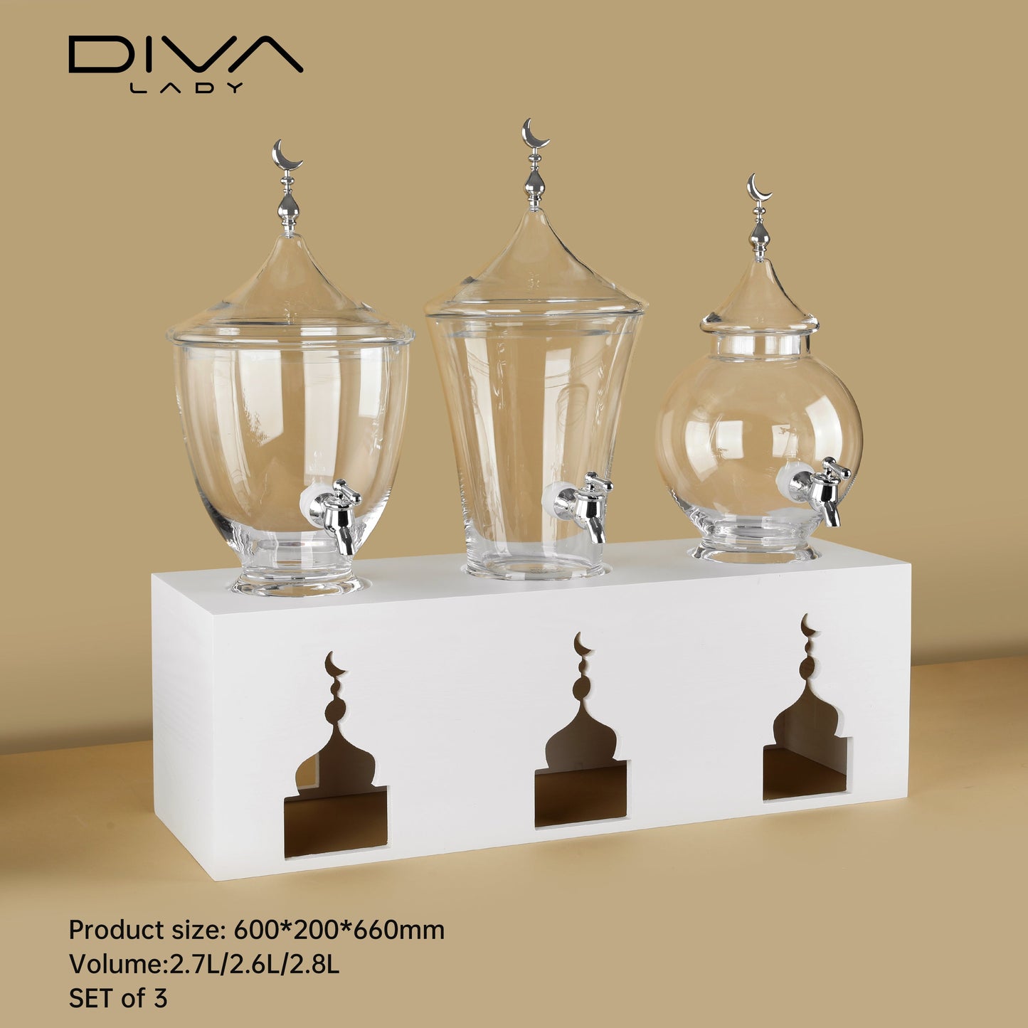 موزع مشروبات ثلاثي فاخر