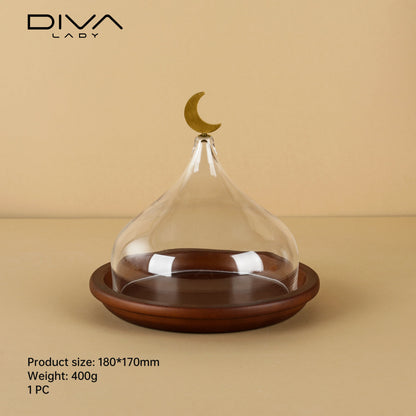 حامل كيك بغطاء فاخر Diva Lady