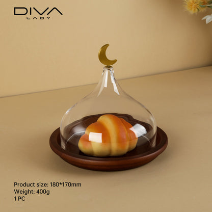 حامل كيك بغطاء فاخر Diva Lady