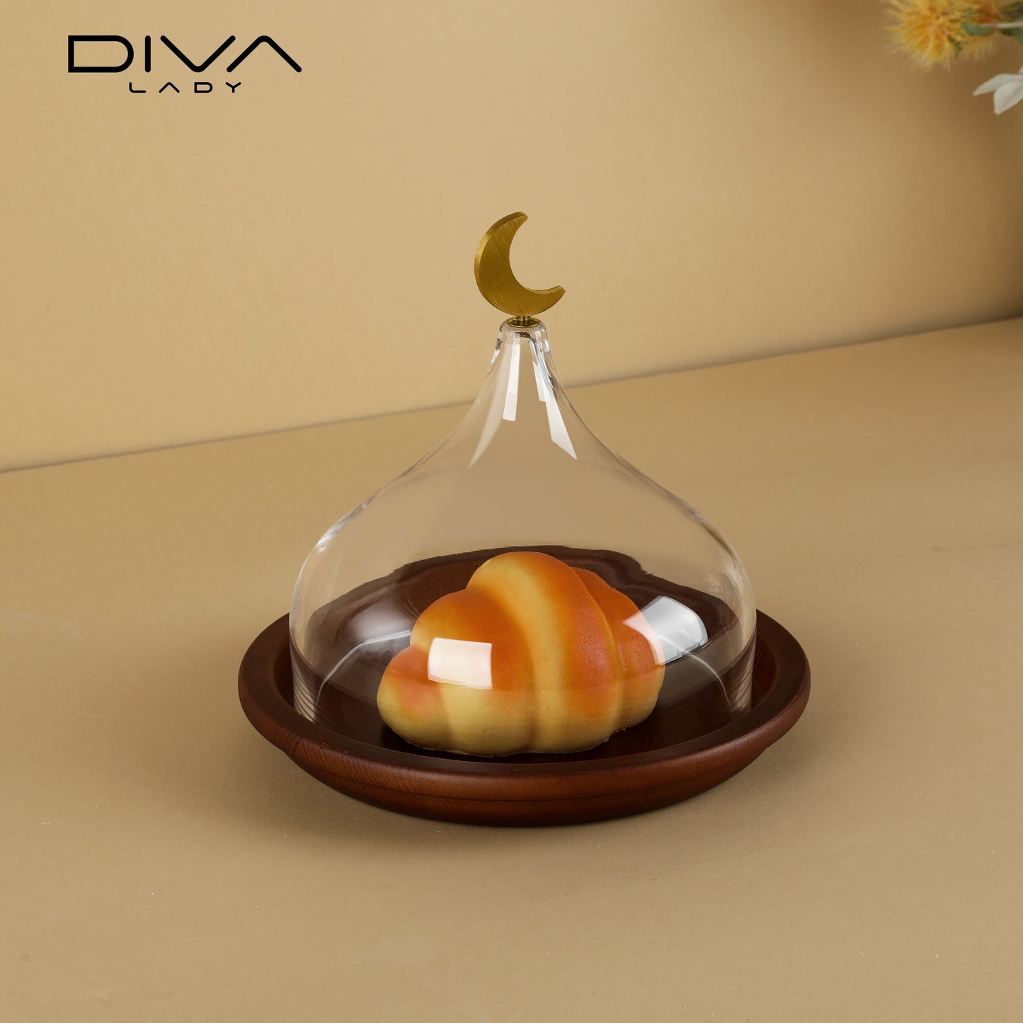 حامل كيك بغطاء فاخر Diva Lady