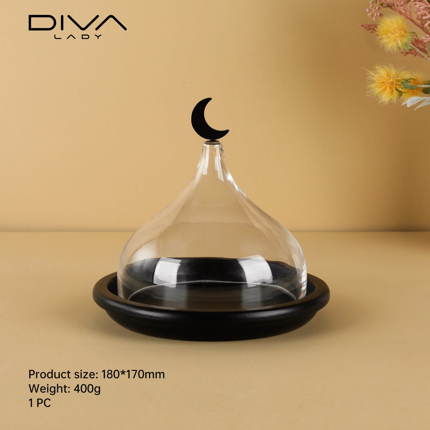 حامل كيك بغطاء فاخر Diva Lady