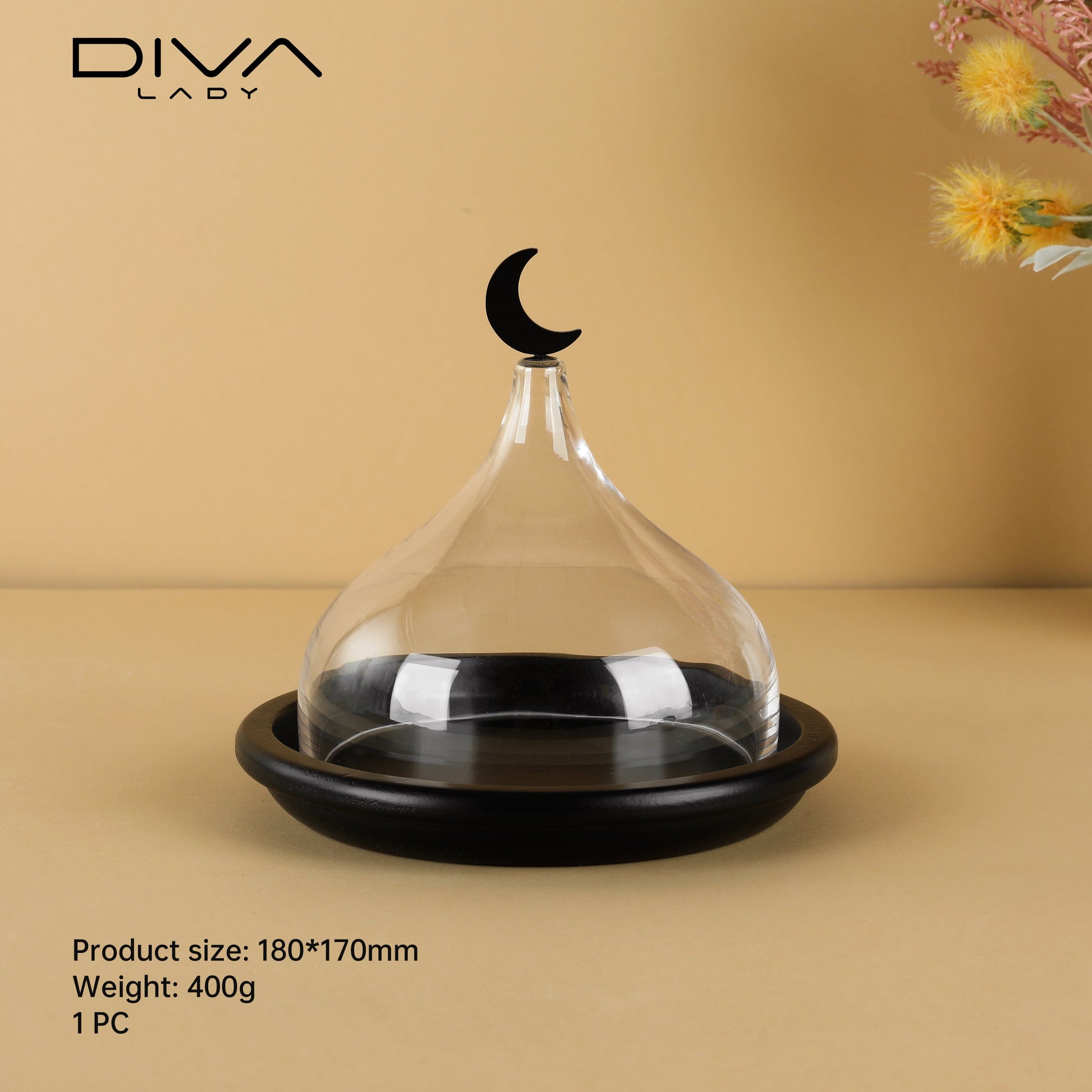حامل كيك بغطاء فاخر Diva Lady