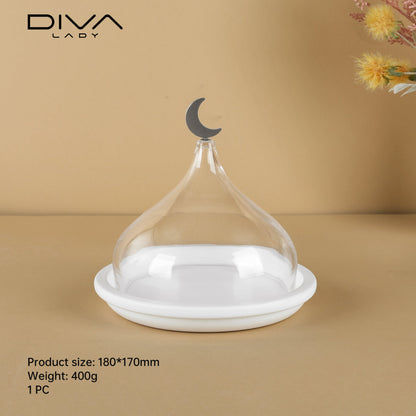 حامل كيك بغطاء فاخر Diva Lady