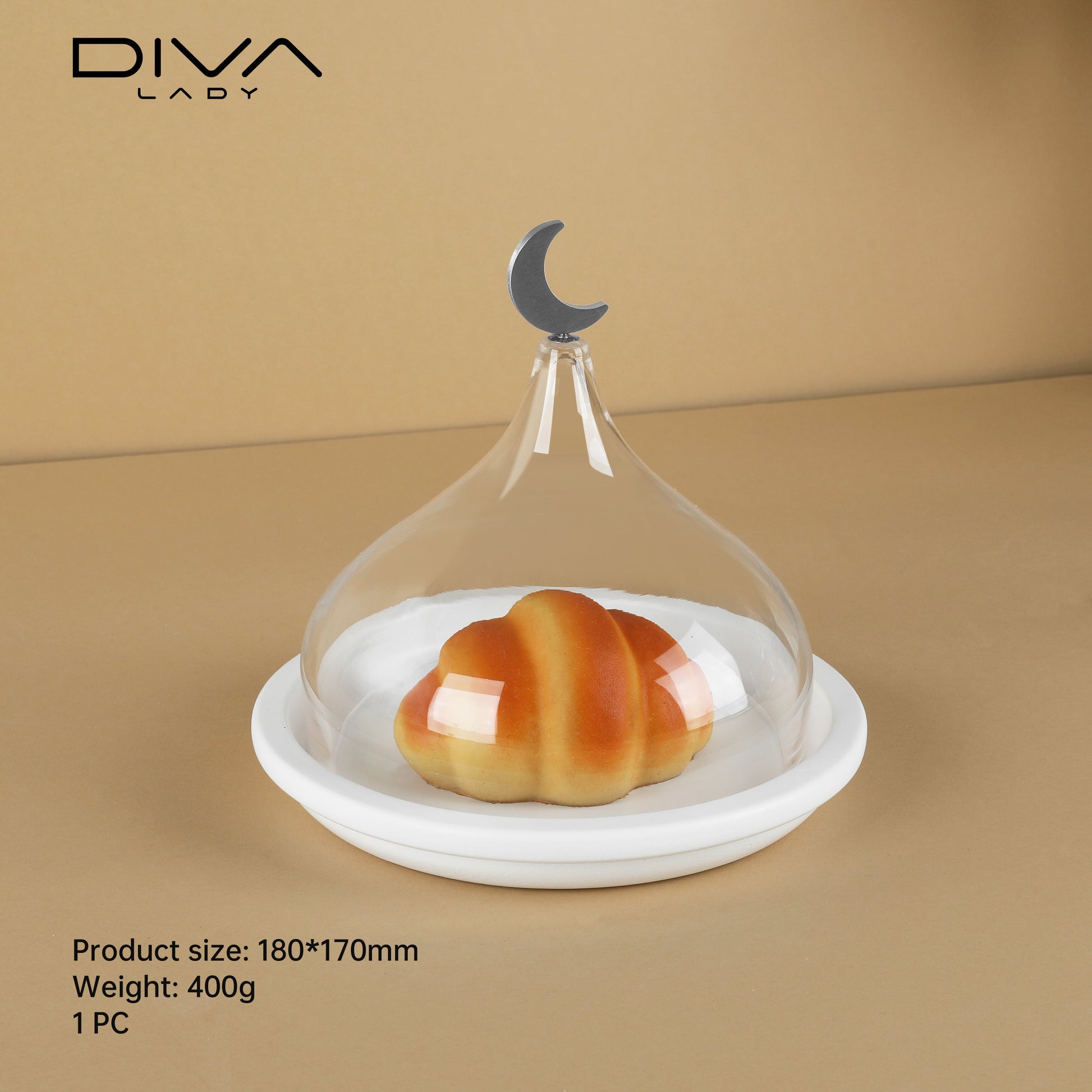 حامل كيك بغطاء فاخر Diva Lady