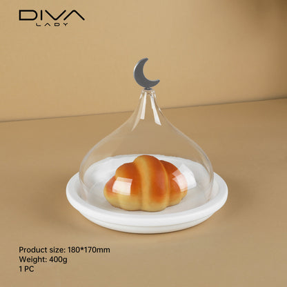 حامل كيك بغطاء فاخر Diva Lady