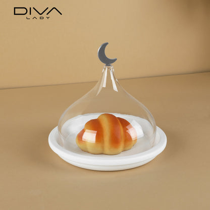 حامل كيك بغطاء فاخر Diva Lady