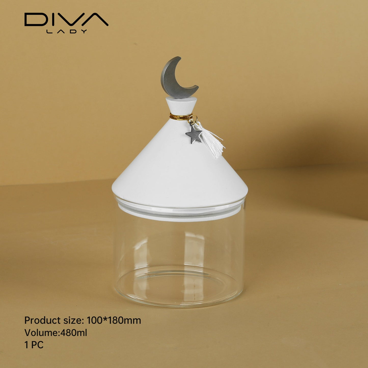 برطمان تخزين 480 مل