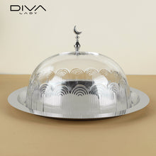 حامل كيك بغطاء فاخر