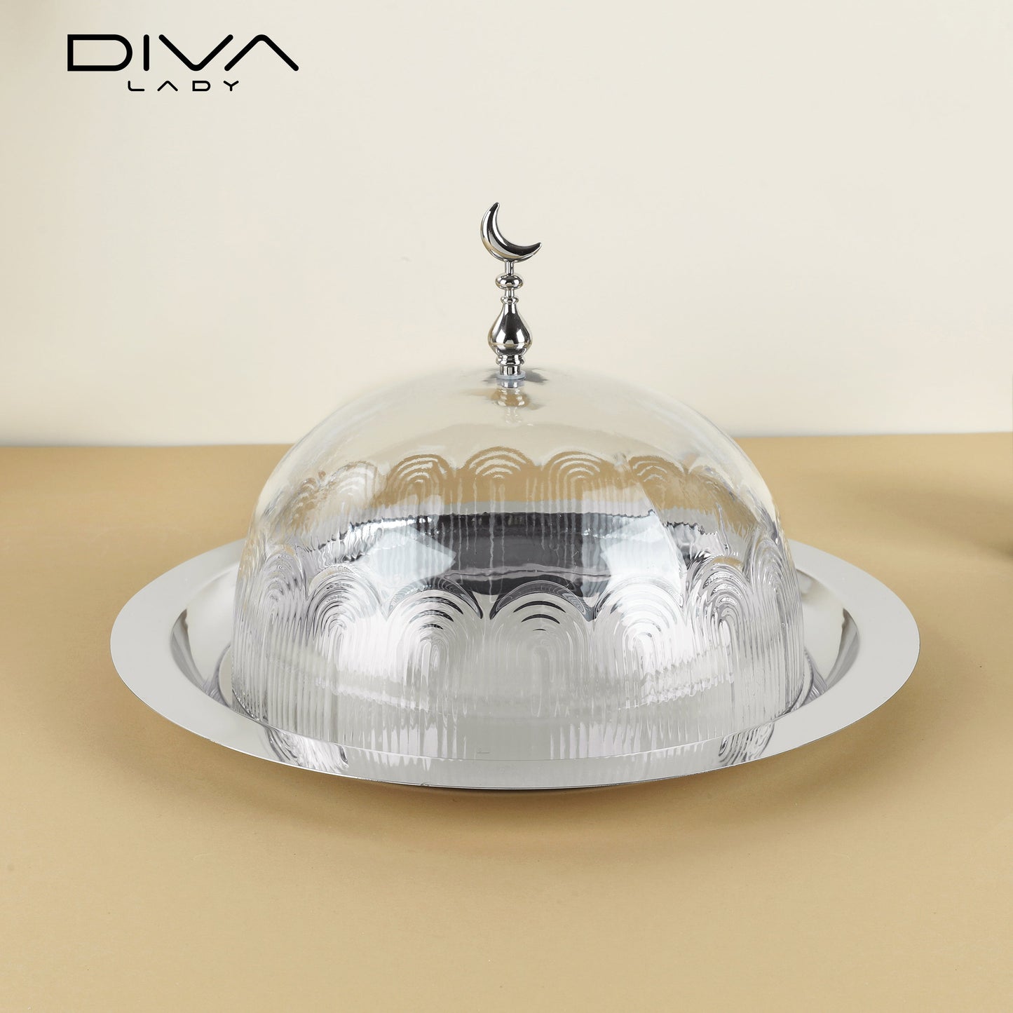 حامل كيك بغطاء فاخر Diva Lady