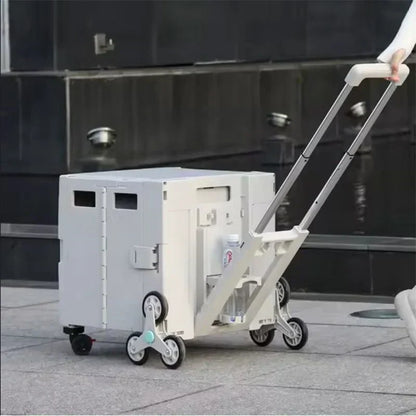 عربة وطاولة تخييم قابلة للطي