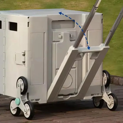 عربة وطاولة تخييم قابلة للطي