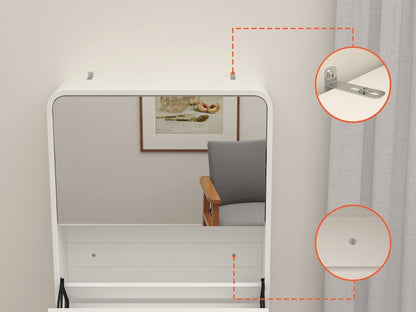 خزانة أحذية كبيرة  مع مرآة