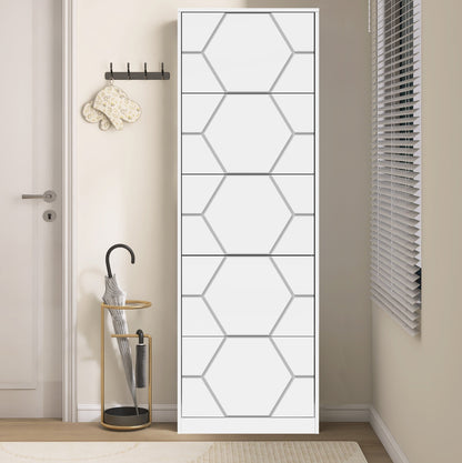 خزانة أحذية كبيرة  بأدراج منحوتة