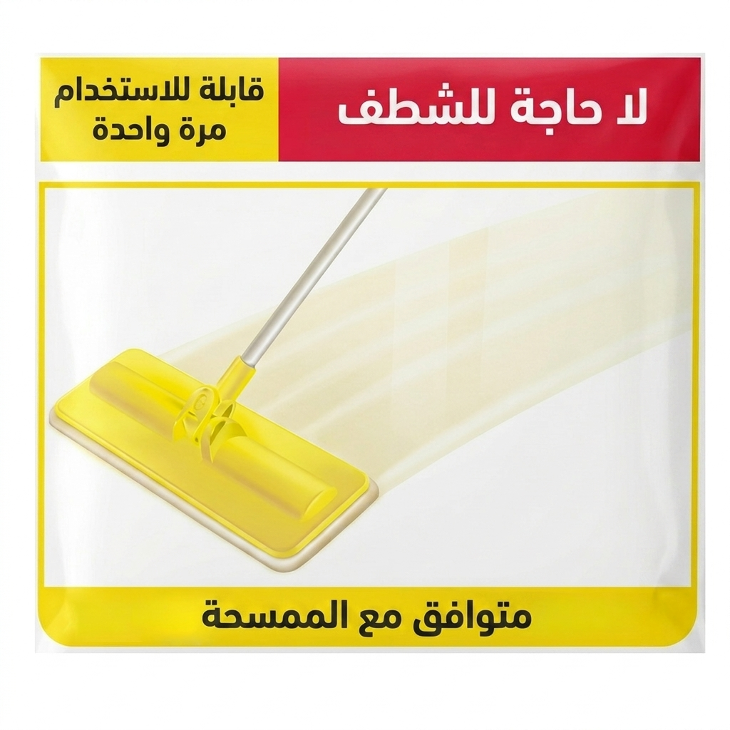 مناديل مبللة لتنظيف الأرضيات Alkuwaity Al Awal الكويتي الأول