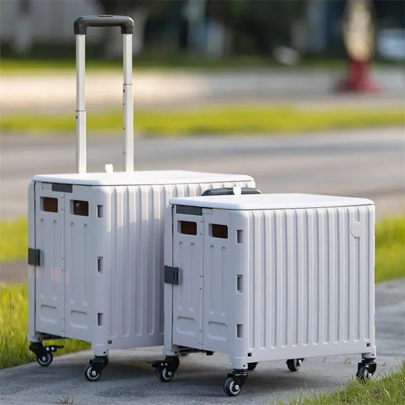 عربة تخزين فائقة التحمل مع عجلات قابلة للطي 30 لتر H-L3881 Boxpro