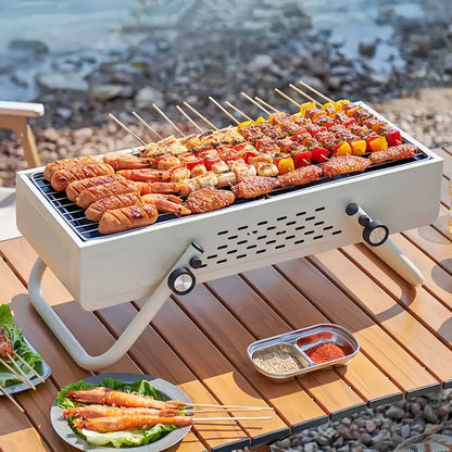 شواية فحم محمولة قابلة للطي