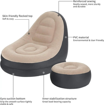 مجموعة كرسي قابل للنفخ