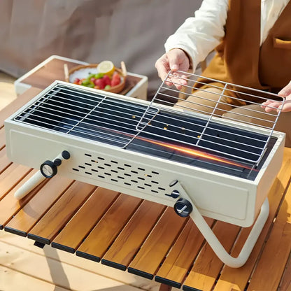 شواية فحم محمولة قابلة للطي