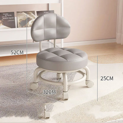 كرسي دوار منخفض مع عجلات