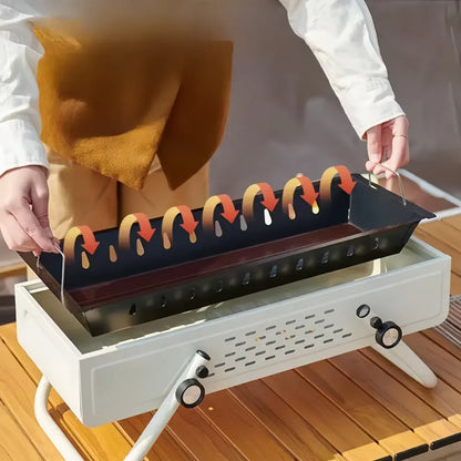 شواية فحم محمولة قابلة للطي