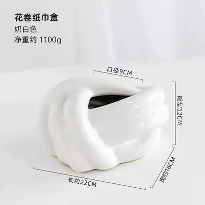 علبة محارم بورسلان