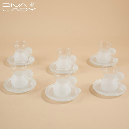 طقم استكانه وفناجين 18ق Diva Lady