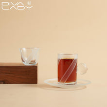 طقم استكانه وفناجين قهوة ابيض - 18 حبة