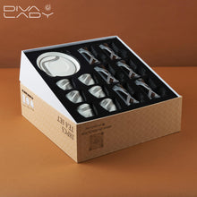 طقم استكانه وفنجان 18 قطعة