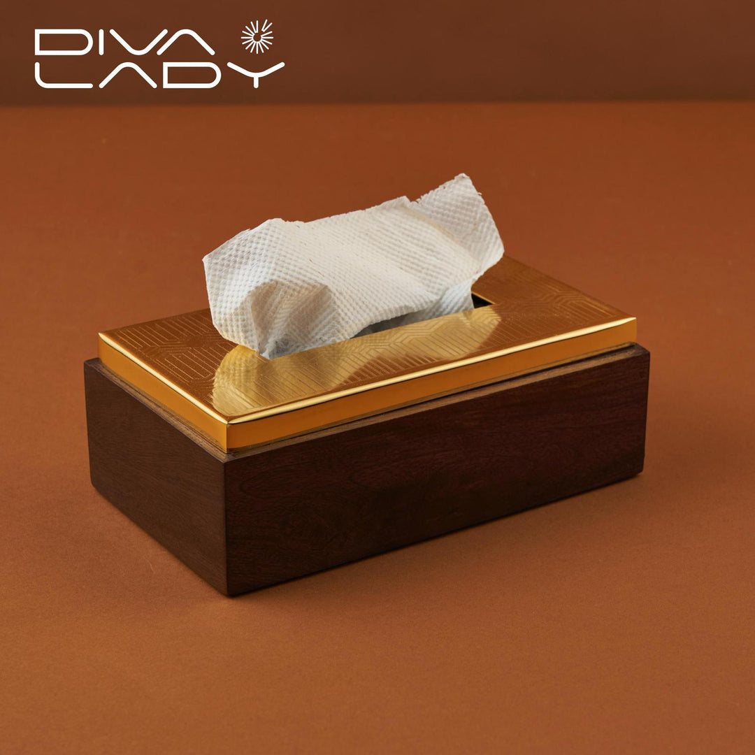 Wooden Kleenex Box