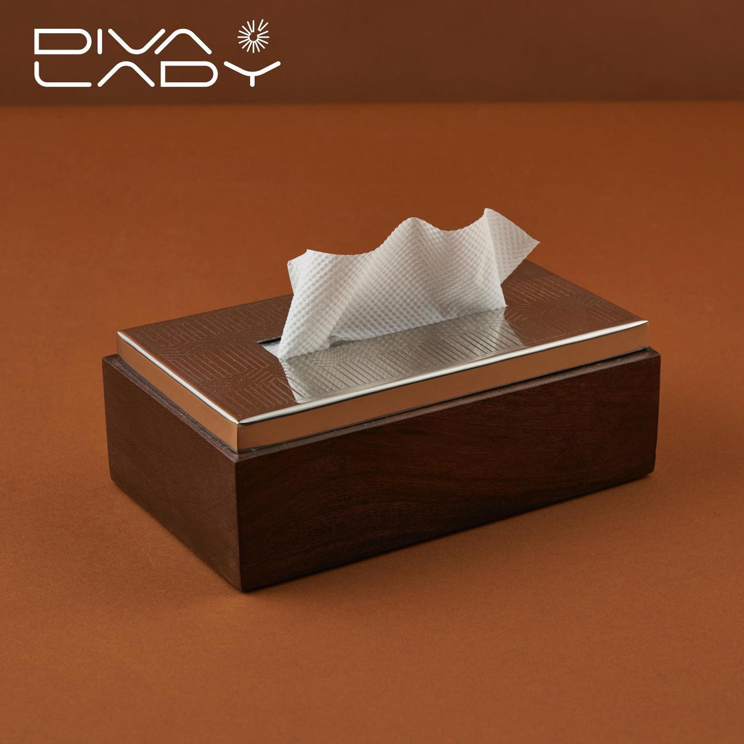 Wooden Kleenex Box