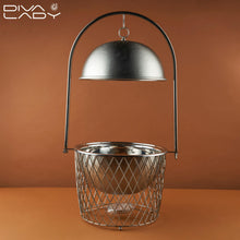 سخان طعام مدور مع حامل